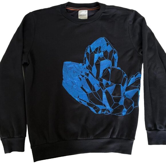 Paul Smith men's black cotton sweatshirt size M - Picture 1 of 3